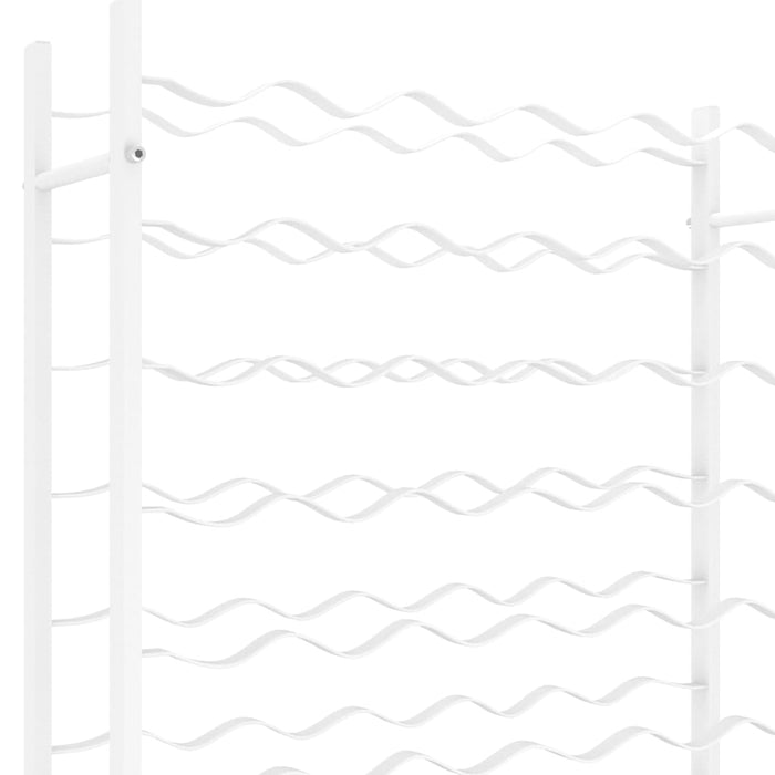 Portabottiglie per 36 Bottiglie Metallo Bianco 340910