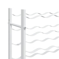 Portabottiglie per 36 Bottiglie Metallo Bianco 340910