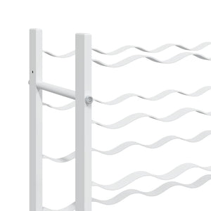 Portabottiglie per 36 Bottiglie Metallo Bianco 340910