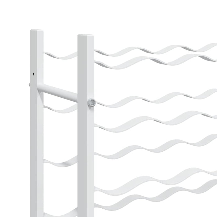 Portabottiglie per 36 Bottiglie Metallo Bianco 340910