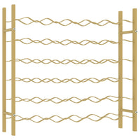 Portabottiglie per 36 Bottiglie Metallo Oro cod mxl 41082