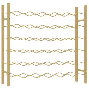 Portabottiglie per 36 Bottiglie Metallo Oro cod mxl 41082