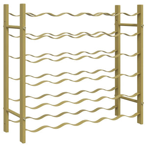 Portabottiglie per 36 Bottiglie Metallo Oro 340911