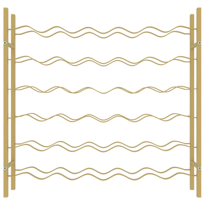 Portabottiglie per 36 Bottiglie Metallo Oro cod mxl 41082