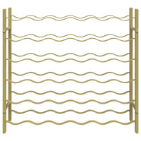 Portabottiglie per 36 Bottiglie Metallo Oro 340911