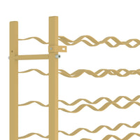Portabottiglie per 36 Bottiglie Metallo Oro cod mxl 41082