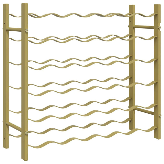 Portabottiglie per 36 Bottiglie Metallo Oro 340911