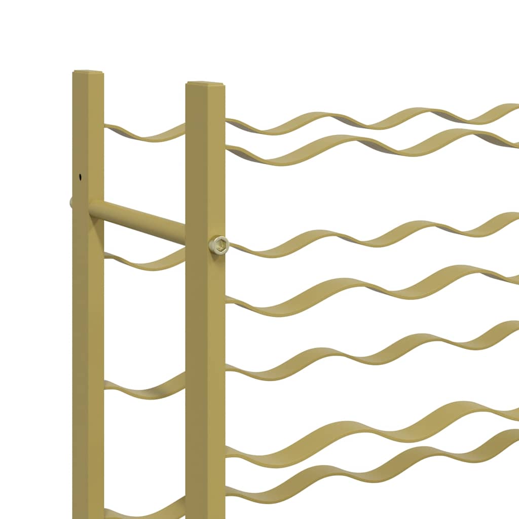 Portabottiglie per 36 Bottiglie Metallo Oro 340911