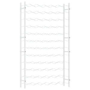 Portabottiglie per 72 Bottiglie Metallo Bianco cod mxl 47377