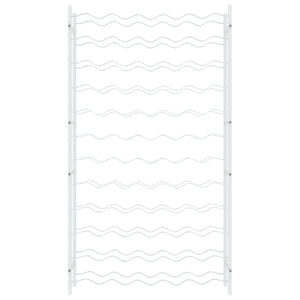 Portabottiglie per 72 Bottiglie Metallo Bianco cod mxl 47377