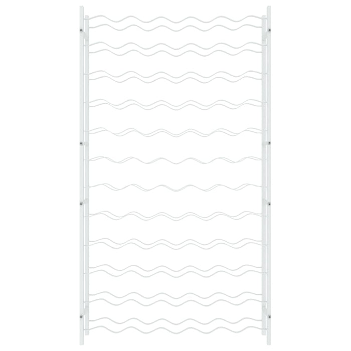 Portabottiglie per 72 Bottiglie Metallo Bianco cod mxl 47377