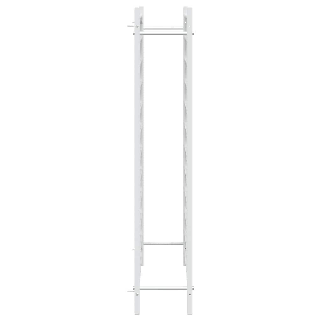 Portabottiglie per 72 Bottiglie Metallo Bianco 340912