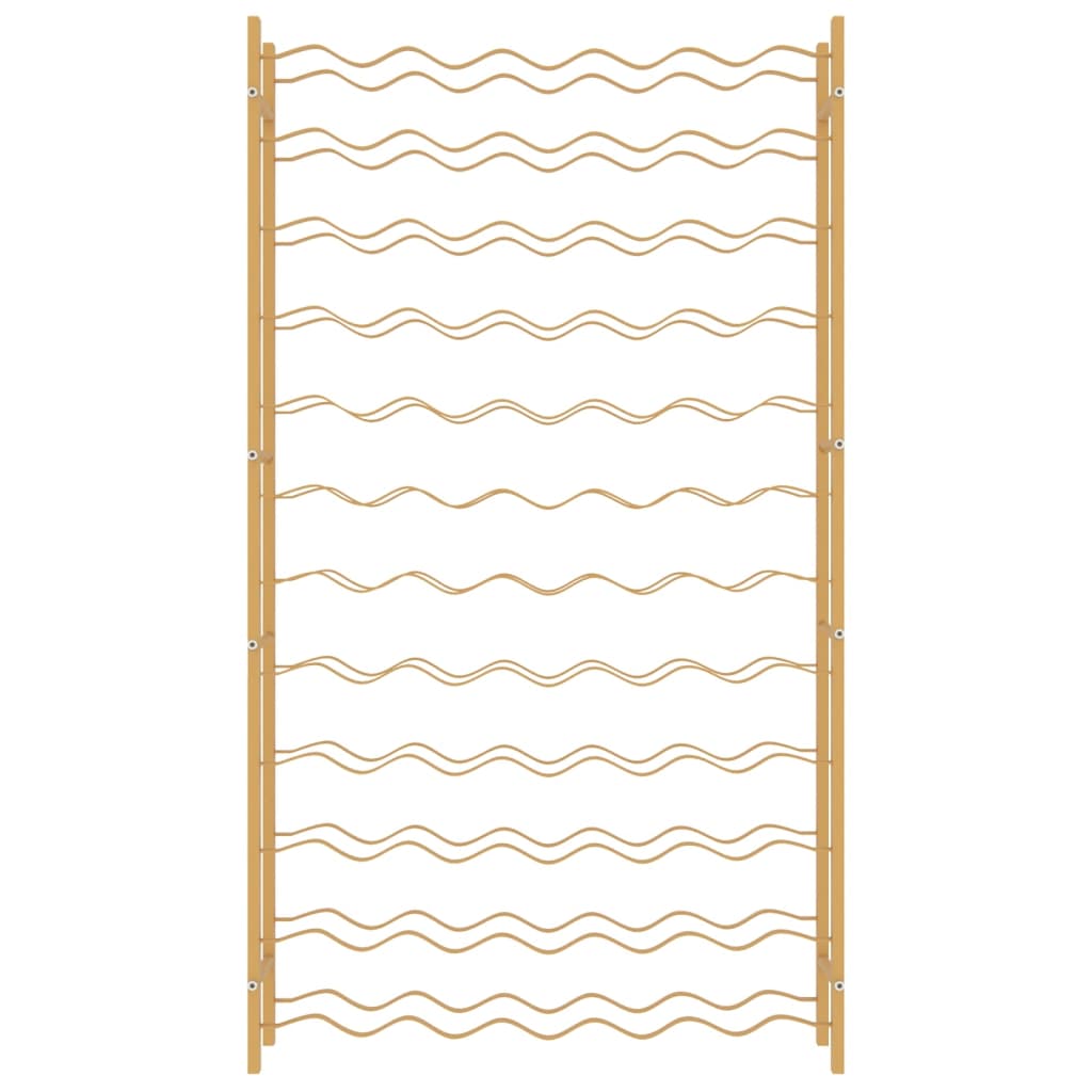 Portabottiglie per 72 Bottiglie Metallo Oro