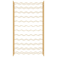 Portabottiglie per 72 Bottiglie Metallo Oro