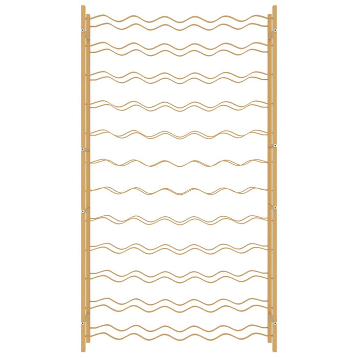 Portabottiglie per 72 Bottiglie Metallo Oro