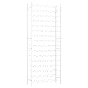 Portabottiglie per 96 Bottiglie Metallo Bianco cod mxl 50946