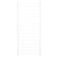 Portabottiglie per 96 Bottiglie Metallo Bianco cod mxl 50946