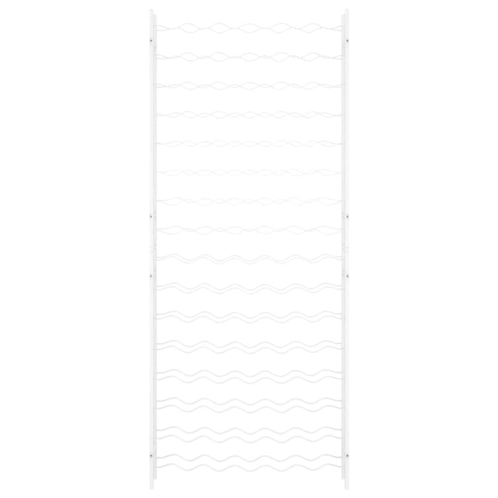 Portabottiglie per 96 Bottiglie Metallo Bianco cod mxl 50946