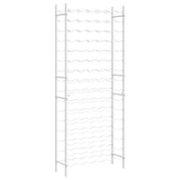 Portabottiglie per 96 Bottiglie Metallo Bianco 340914