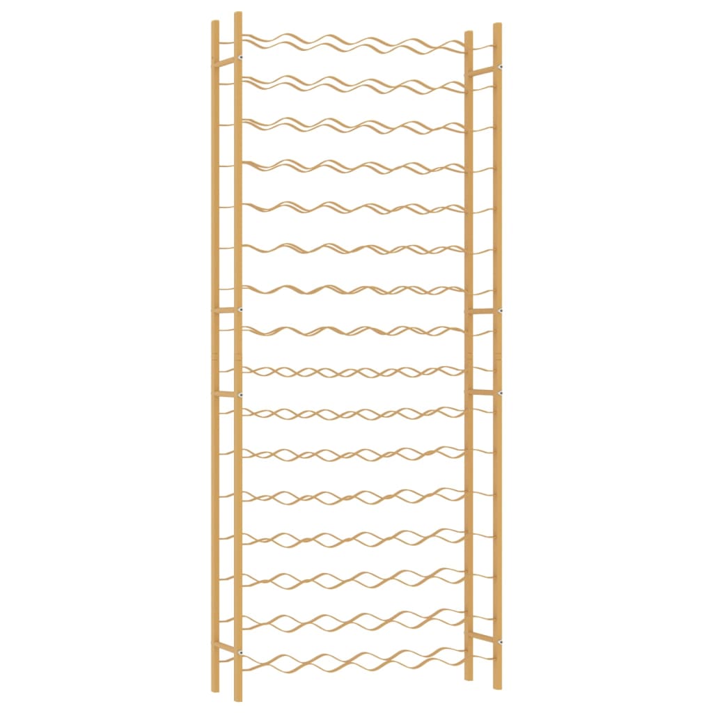 Portabottiglie per 96 Bottiglie Metallo Oro 340915