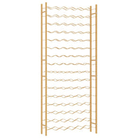 Portabottiglie per 96 Bottiglie Metallo Oro 340915