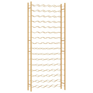 Portabottiglie per 96 Bottiglie Metallo Oro 340915