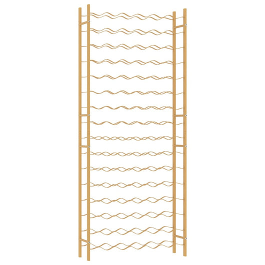 Portabottiglie per 96 Bottiglie Metallo Oro 340915