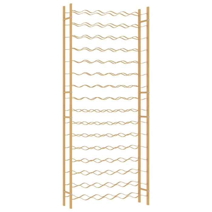 Portabottiglie per 96 Bottiglie Metallo Oro 340915