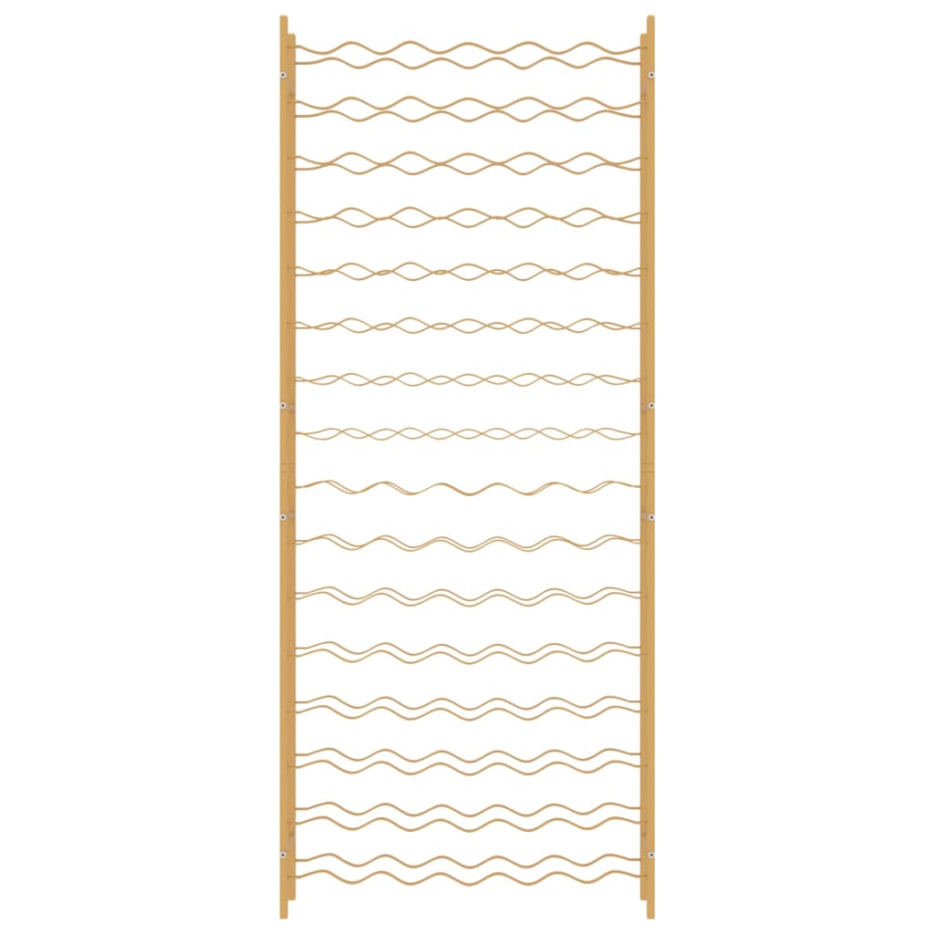 Portabottiglie per 96 Bottiglie Metallo Oro 340915