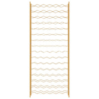 Portabottiglie per 96 Bottiglie Metallo Oro 340915