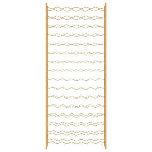 Portabottiglie per 96 Bottiglie Metallo Oro 340915