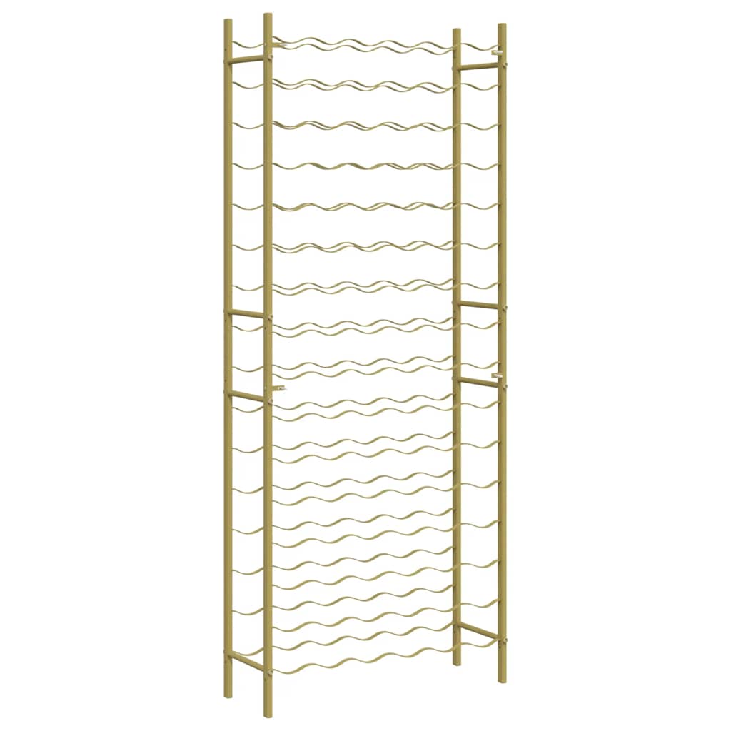 Portabottiglie per 96 Bottiglie Metallo Oro 340915