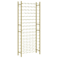 Portabottiglie per 96 Bottiglie Metallo Oro 340915