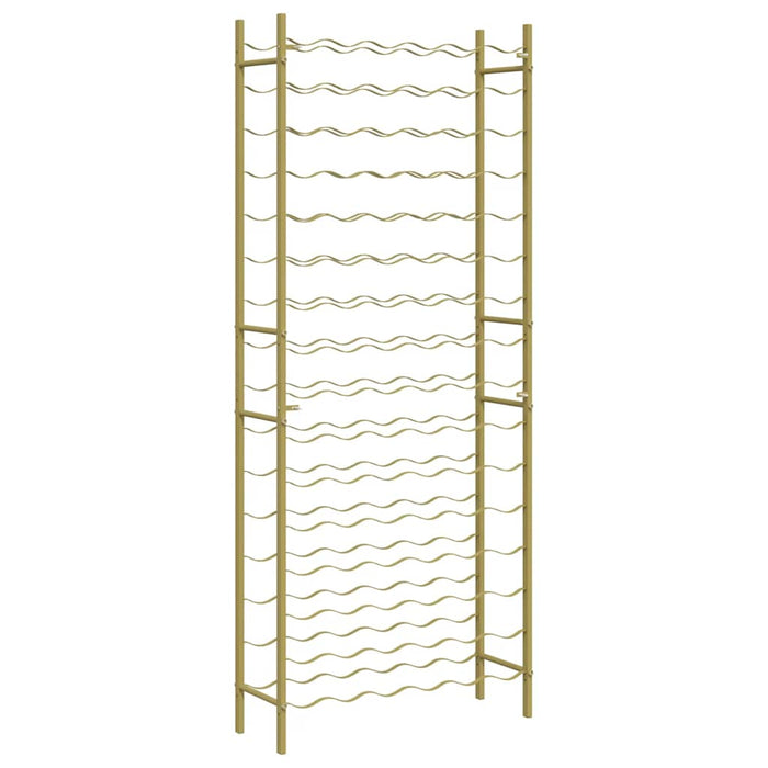 Portabottiglie per 96 Bottiglie Metallo Oro 340915