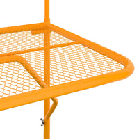 Tavolo da Balcone Giallo 60x40 cm in Acciaio cod mxl 34281