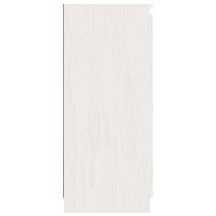 Credenze 3 pz in Legno Massello di Pino Bianco 3094813