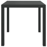 Set da Pranzo per Giardino 5 pz con Cuscini Polyrattan Grigio 3095028