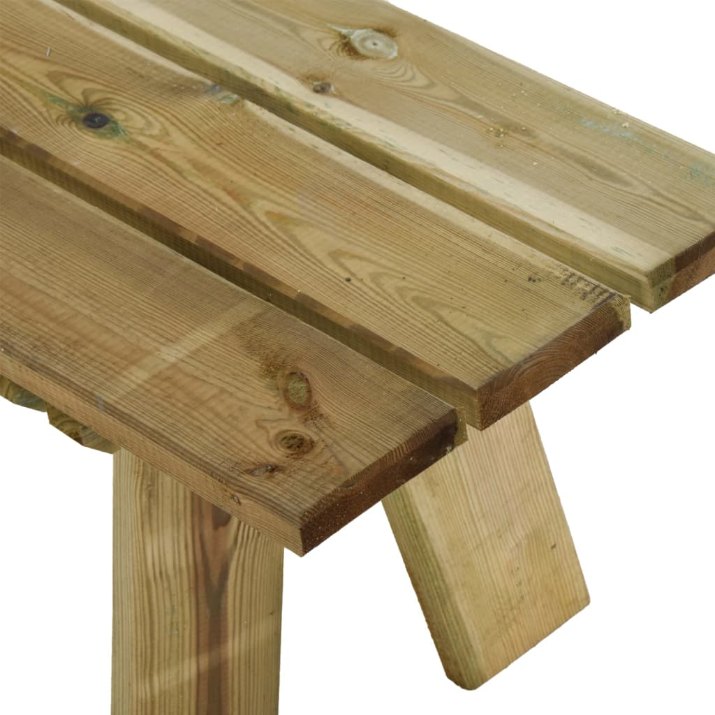 Panca da giardino mobili da giardino per esterni terrazza 110 x 38 x 45 cm legno di pino massiccio impregnato 02_0011171