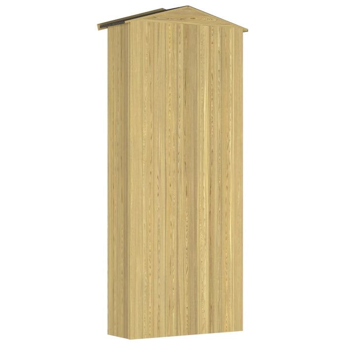 Capanno per Attrezzi da Giardino 87x33x222cm in Pino Impregnato 318190