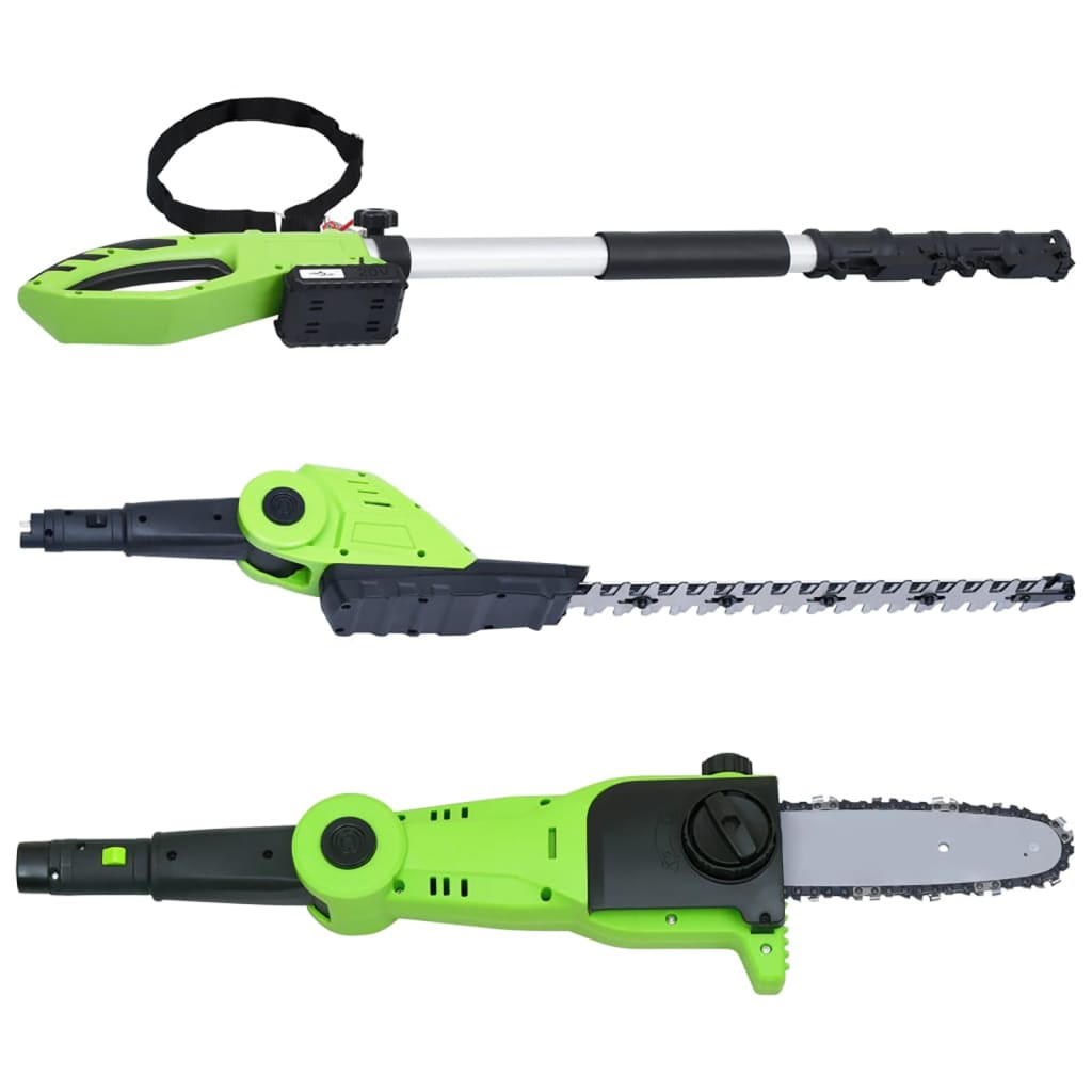 Tagliasiepi e Sega con Asta 2-in-1 Batteria 20V 1500 mAh Li-ion 151460