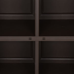 Armadietto in Plastica 79x43x85,5 cm Effetto Legno Marrone 340598