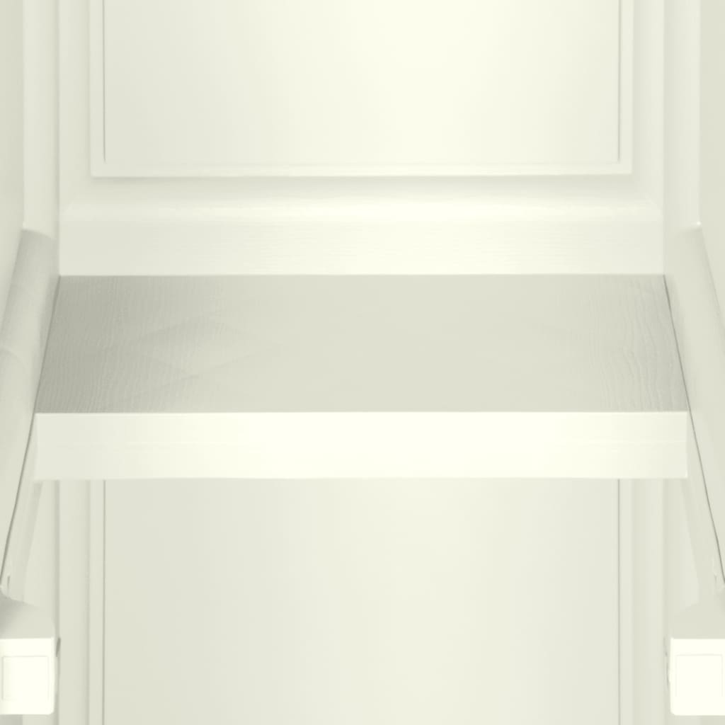 Armadietto in Plastica 40x43x164 cm Effetto Legno Vaniglia 340599