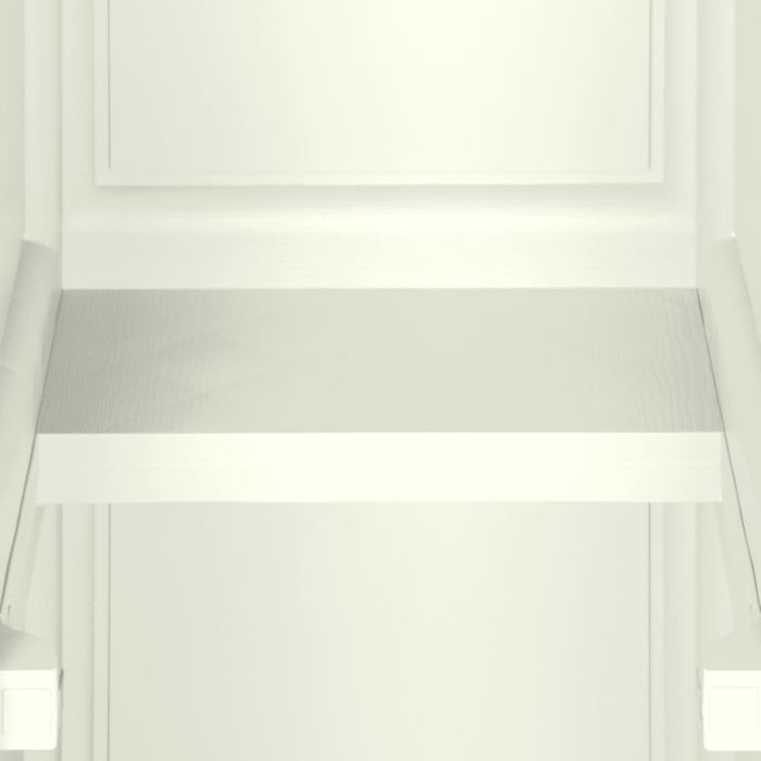 Armadietto in Plastica 40x43x164 cm Effetto Legno Vaniglia 340599