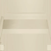 Armadietto in Plastica 40x43x164 cm Effetto Legno Bianco