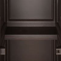 Armadietto in Plastica 40x43x164 cm Effetto Legno Marrone 340602