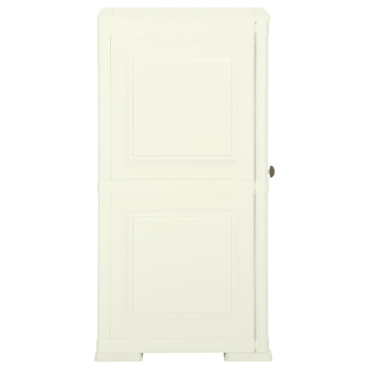 Armadietto in Plastica 40x43x85,5 cm Effetto Legno Vaniglia 340607