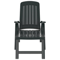 Lettino Prendisole Pieghevole in Polipropilene Verde 318223