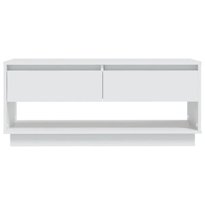 Mobile TV Bianco 102x41x44 cm in Legno Multistrato 809485