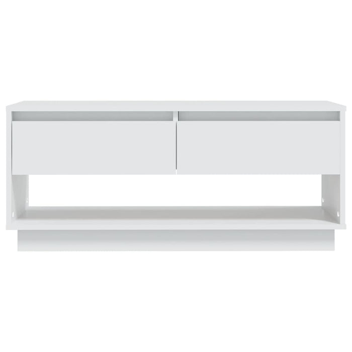 Mobile TV Bianco 102x41x44 cm in Legno Multistrato 809485