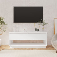 Mobile TV Bianco 102x41x44 cm in Legno Multistrato 809485
